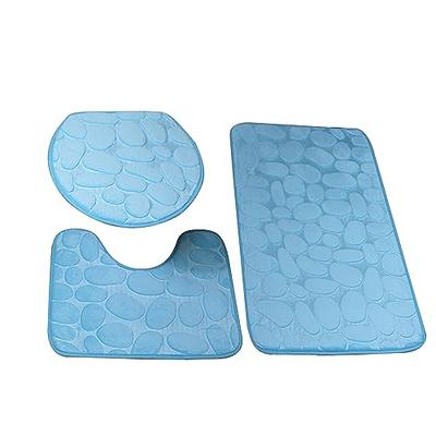  Teewas Bathroom Rugs Sets 3 Piece, Ultra Absorbent