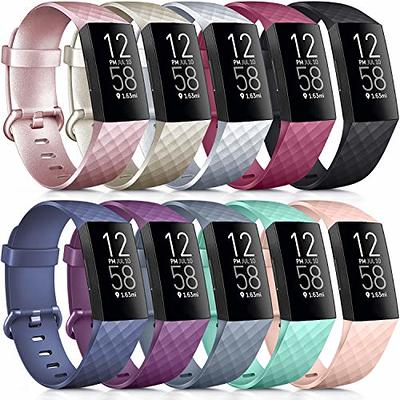 Fitbit Unisex Charge 6 Silicone Fitness Tracker Watch 36mm - Macy's