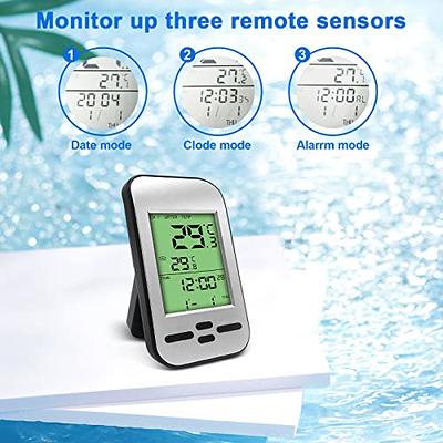 GAME Floating Digital Pool Thermometer with LCD Screen, reads