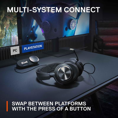 SteelSeries Arctis Pro High Fidelity Gaming Headset - Hi-Res Speaker  Drivers - DTS Headphone: X v2.0 Surround for PC, Black