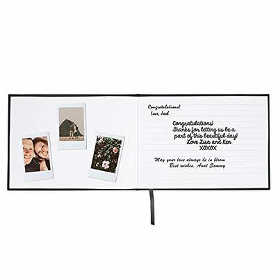 Wedding Guest Book - Premium & Elegant Guestbook for Wedding Reception,  Anniversary, Birthday, Baby Shower - Guest Sign in Book with 100 Signature