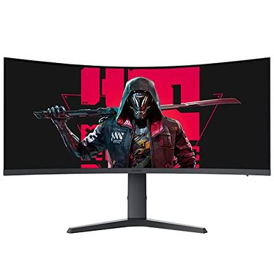 KOORUI 34 Inch Ultrawide Curved Gaming Monitor 165HZ, 1ms, 1000R, WQHD 3440  * 1440, 21:9, DCI-P3 90% Color Gamut, Adaptive Sync Compatible, Tilt/Height  Adjustable Stand, HDMI, Display Port, Black - Yahoo Shopping