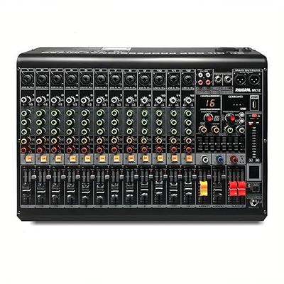 Audio2000'S AMX7342 Six-Channel Audio Mixer with USB Interface and