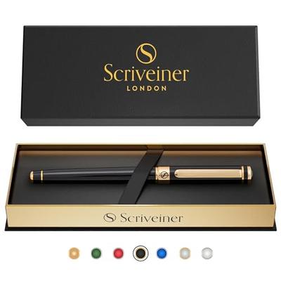 BEILUNER Luxury Rollerball Pen,24K Gold Trim,Noble and Elegant