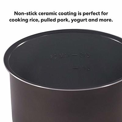 Genuine Instant Pot Stainless Steel Inner Cooking Pot 8 Quart & Silicone  Lid 8 Quart