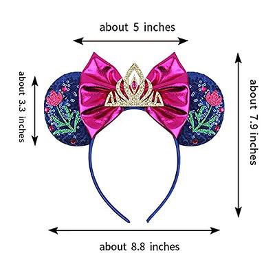 Minnie Mouse Ears Headband Polka Dot Bow Party Costume Accessory, Size: One Size