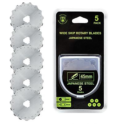 Headley Tools 45 mm Rotary Crochet Edge Skip Blades Comes with