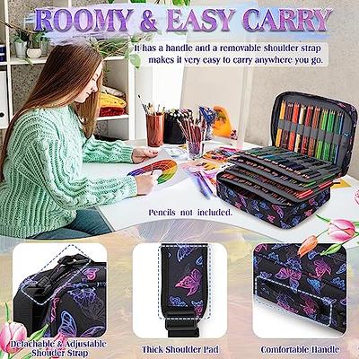 Color Pencil Case,300 Slots Pens Organizer, large Pencil Case