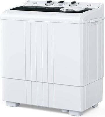 ROVSUN 21LBS Portable Washing Machine, Washer(14LBS) and Spinner(7LBS), Mini  Compact Twin Tub Washer and Dryer Combo with Pump Draining, Great for Dorms  Apartments RV Camping (White & Black) - Yahoo Shopping