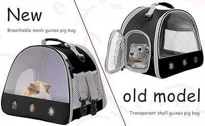 Breathable Guinea Pig Carrier Backpack with Nylon Mesh Window