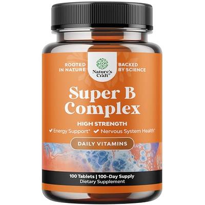  PURE SYNERGY Super B-Complex, Vitamin B Complex Made with  Organic Whole Foods, Vegan Supplement with Natural Vitamin B12, Niacin,  and Folate