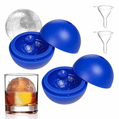 2x Silicone Ice Cube Tray Death Star Ice Mold Ball Maker Silicone Ice Cube  Mold