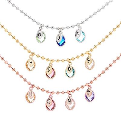 CDBSN16G- Petite Cushion Cut Birthstone Necklace- July Gold – The Beaded  Wire