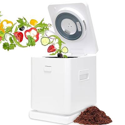 AOSION Kitchen Compost Bin Counter,1.0 Gallon Indoor Compost Bin with Lid,Compost Bucket Countertop Composter Container with 3pcs Charcoal Filters