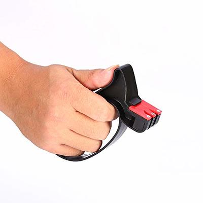 MR Double Carbon Handheld Knife Sharpener,Ergonomic Knife Grinder