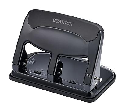 Officemate Heavy Duty 3-Hole Punch with Padded Handle, 40 Sheet Capacity,  Black (90089)