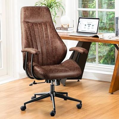 Desk Chair Computer Chair Wide Seat Adjust Arms Rolling Swivel High Back  Task Executive Ergonomic Chair for Home Office