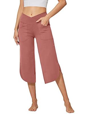 G4Free Wide Leg Pants for Women Yoga Dress Pants with Pockets