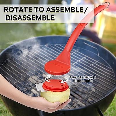 Charcoal Companion Safe Scrape Grill Cleaning Tool | Beige | One Size | Grilling Grill Brushes