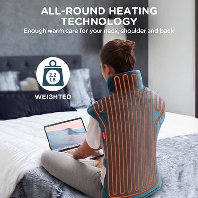 Evajoy Heating Pad for Back Pain Relief, 24 x 29.5 Extra-Large Elect