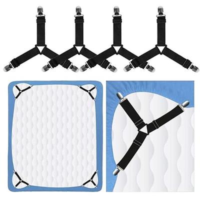 4pcs Anti-skid Triangle Bed Sheet Clip, Adjustable Mattress Sheet Straps, Bed  Sheet Grippers