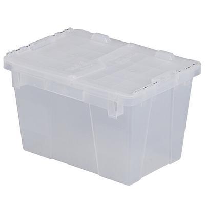 Thintinick 6 Pack Rectangular Clear Plastic Storage Containers Box with  Hinged Lid for Beads and Other Small Craft Items (6.1 x 2.56 x 1.18 inch)