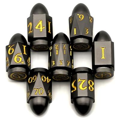 D6 Bullet Metal Dice Set for Table Games, HNCCESG 6 Sided Dice 6 Pieces  with Box Dice for Warhammer DND Dungeons and Dragons Role Playing Game  Pathfinder D&D Accessories Gifts (Copper) - Yahoo Shopping