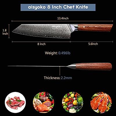  ENOKING Meat Cleaver, 5.9 Inch Fillet Knife Professional  Japanese Chef Knife Super Sharp Viking Knife with Sheath Hand Forged  Butcher Knife High Carbon Steel Vegetable Kitchen Knife for Home & Outdoor