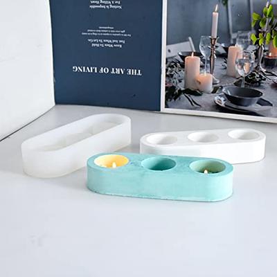 LET'S RESIN Tealight Candle Holder Resin Molds, Set of 3 Candle Holder  Silicone Molds for Epoxy Resin Including Round, Oval, Pebble Shape, Resin Epoxy  Molds Silicone for DIY Home Décor, Wedding Gift –