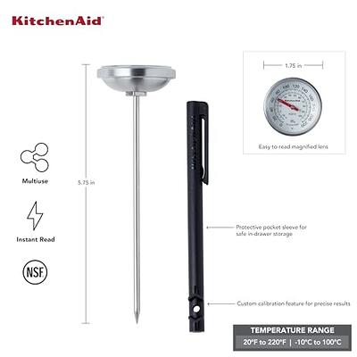 KitchenAid Leave-in, Oven/Grill Safe Meat Thermometer Stainless