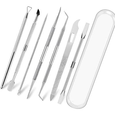 Estink Pedicure Tool Set, 8pcs Stainless Steel Foot File Dead Skin