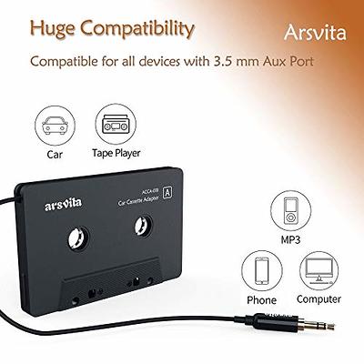 Premium Audio Cassette Receiver Premium Car Audio Universal 3.5mm Audio  Jack Or