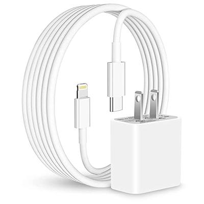 iPhone Fast Charger Kit - 20W PD Adapter & 1m USB-C to Lightning