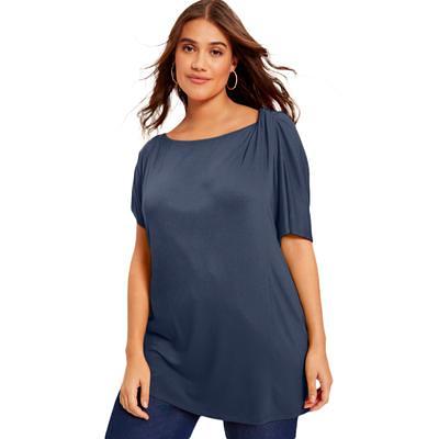 Plus Size Women's Underwire Microfiber T-Shirt Bra by Comfort