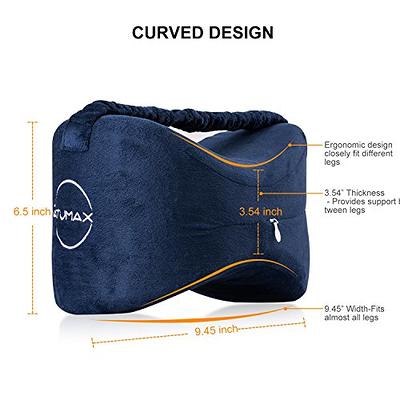 Memory Foam Knee Leg Pillow for Side Sleepers Sciatica Pain Relief Pregnant  Rest