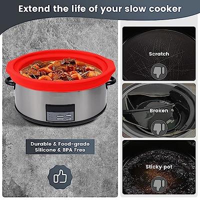 Crock-Pot 8-Quart Stainless Steel Round Slow Cooker in the Slow Cookers  department at