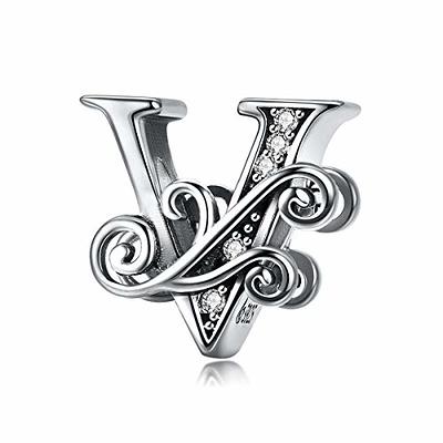 Pandora Letter V Alphabet Charm