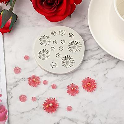 Silicone Flower Mold For Polymer Clay Earrings Tiny Daisy DIY Earrings  Silicone Mould Flexible Resin Fondant Mold Clay Jewelry Mold 