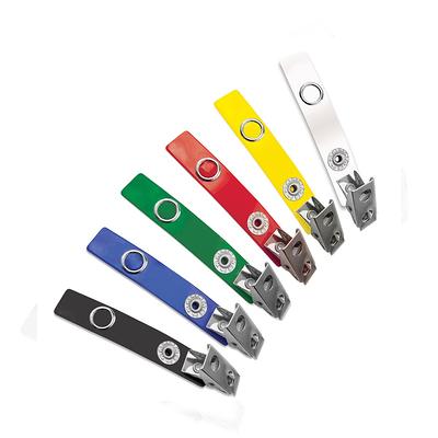 5 Pack - Id Badge Strap Clips Metal Bulldog Name Tag Holder with Red  Plastic Vinyl Tight Secure Clamp For Buddies, Diy Craft - Yahoo Shopping