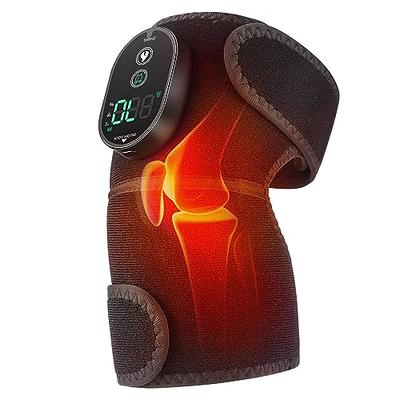 Vibration Knee Massager With Heat, Adjustable Size Knee Massager For Knee  Injury Spasm Joint Pain Relief Knee