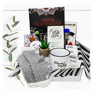 GET WELL SOON Gift basket for women CARE PACKAGE variety box w/snacks After  Surgery or Injury Speedy Recovery, feel better soon gift, cancer, hospital  w/Self Care Stress Relief Gift, Encouragement - Yahoo