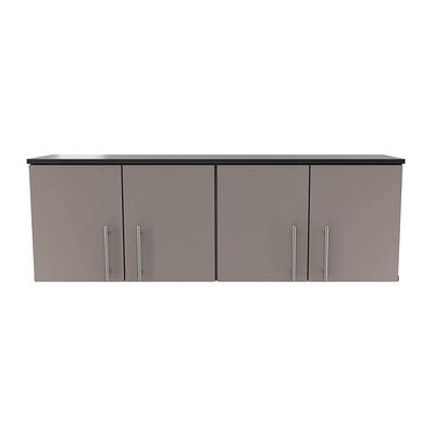 Plastic Freestanding Garage Cabinet in Gray (27 in. W x 68 in. H x 15 in. D)