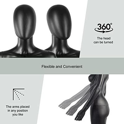 Full Body Brazilian Shape Female Mannequin - Plastic Display Model with  Metal Base