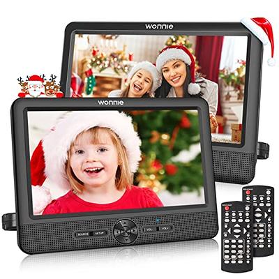 Arafuna Rechargable Car DVD Player Dual Screen Play