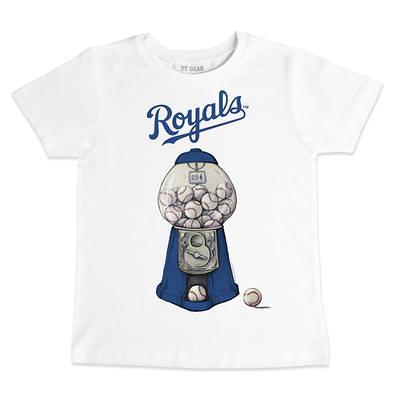 Youth Tiny Turnip Royal Kansas City Royals Girl Teddy T-Shirt Size: Small