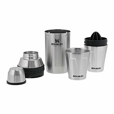 Black Cocktail Shaker Set Bartender Kit by Barillio 24oz Stainless Steel