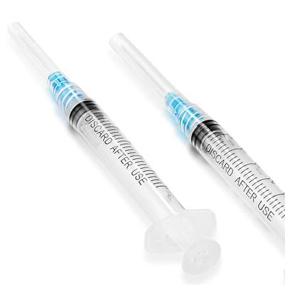 100 Pack 3ml Syringe with Luer Lock 18 Gauge, Individual sealed Package -  Yahoo Shopping