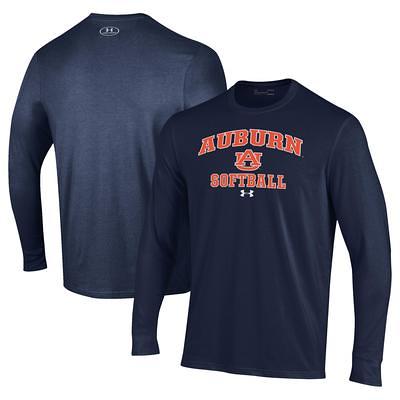 Nike Men's Atlanta Braves Navy Arch Over Logo Long Sleeve T-Shirt