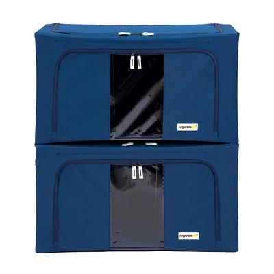 Realspace Plastic Weave Bin Small Size Blue - Office Depot