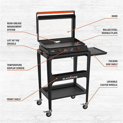 Blackstone E-Series 2-Burner 22 Electric Tabletop Griddle with